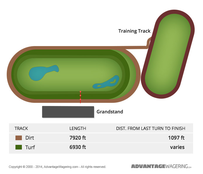 Belmont Park Track Image