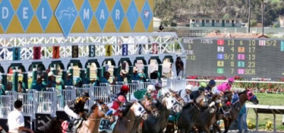 $300,000 Grade 1 Del Mar Futurity Headlines Labor Day card